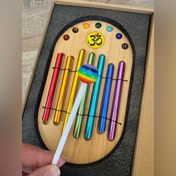 7-Piece Energy Chime Chakra Set Sonic Colorful musical - Picture 4 of 4